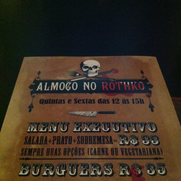 Foto tirada no(a) Rothko Restaurante por gui c. em 1/12/2013