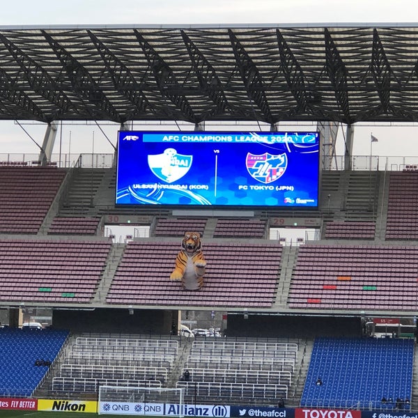 Photo taken at Ulsan Munsu Football Stadium by Miki M. on 2/11/2020