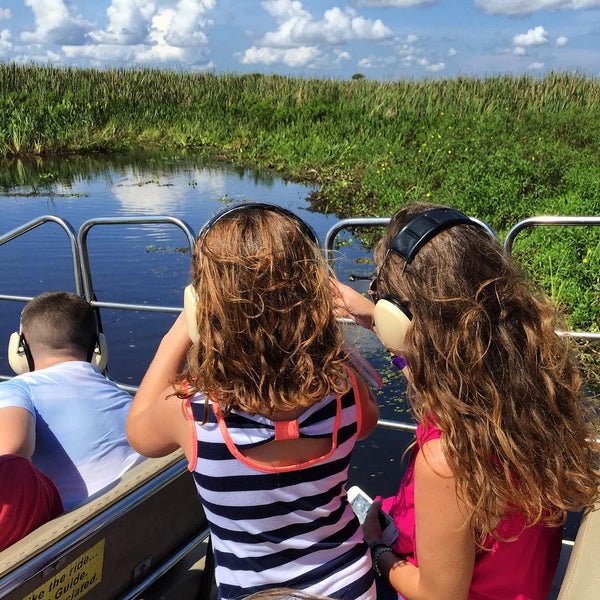 Photo taken at Wild Florida Airboats &amp; Gator Park by Melissa H. on 8/21/2015