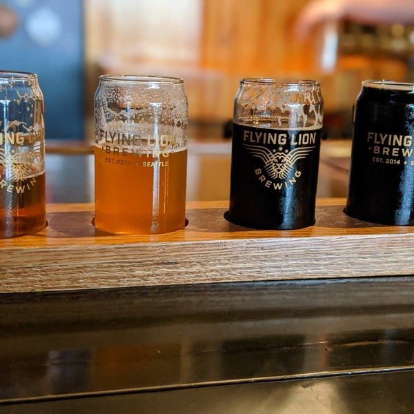 Photo taken at Flying Lion Brewing by Marc P. on 2/1/2020