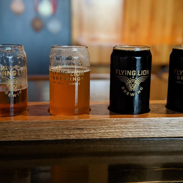 Photo taken at Flying Lion Brewing by Marc P. on 2/1/2020