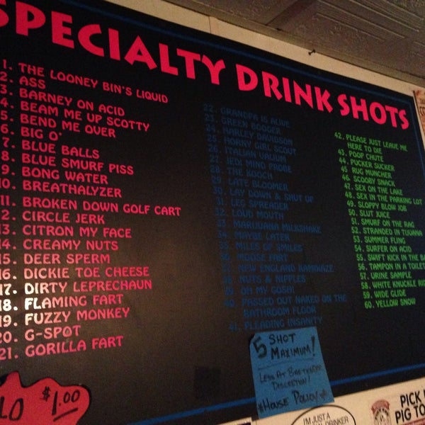 The Looney Bin Bar And Grill Bar