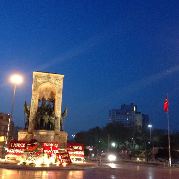 Photo taken at Taksim Gezi Park by Erkan K. on 5/1/2015