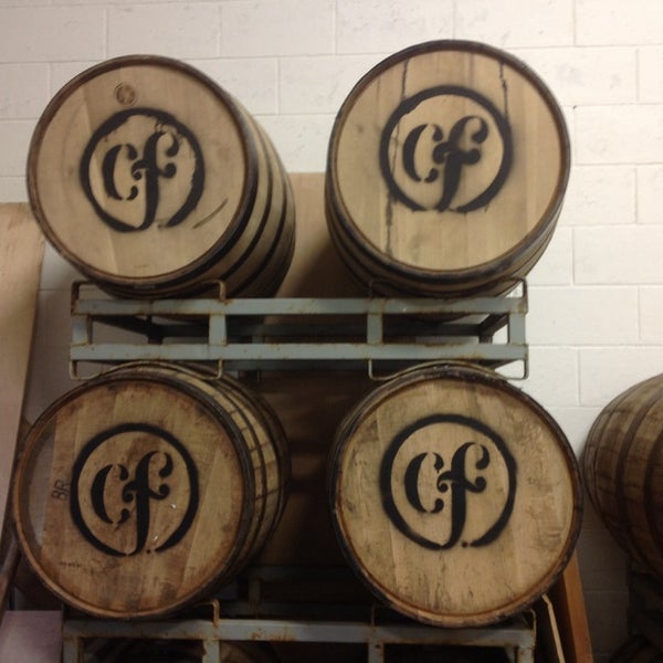 Photo taken at Copper Fiddle Distillery by Laurie W. on 4/12/2014
