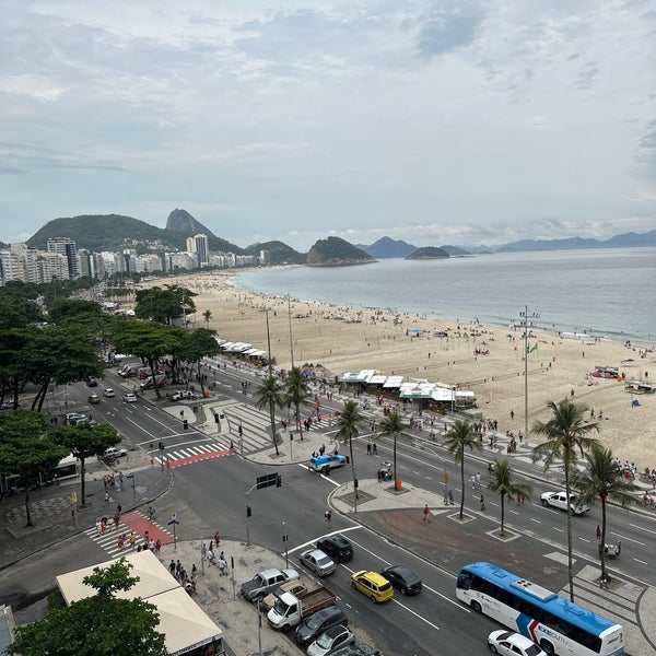 Photo taken at Copacabana Beach by Clara C. on 11/19/2023