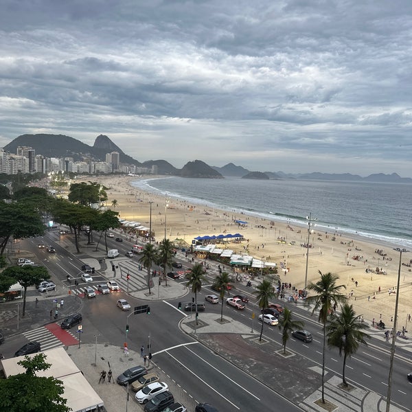 Photo taken at Copacabana Beach by Clara C. on 10/28/2023