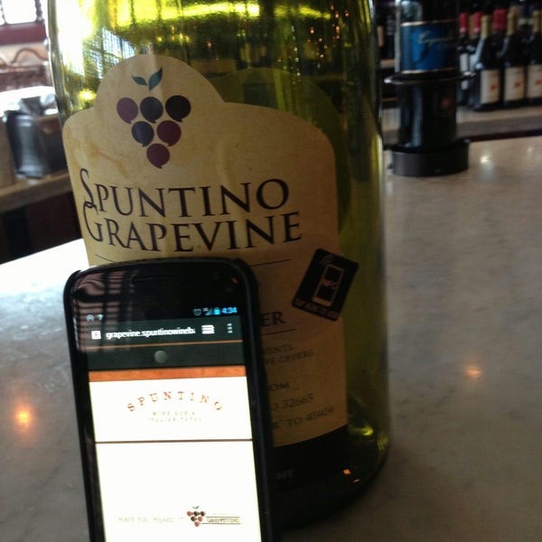 Heard it through the grapevine- tap #NFC #spuntinowinebar become an e-club member and stay up to date on the latest wine trends and cooking tips, eligible to win weekly prizes... Salute!