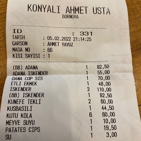 Foto scattata a Konyalı Ahmet Usta da Oğuzhan E. il 2/5/2022