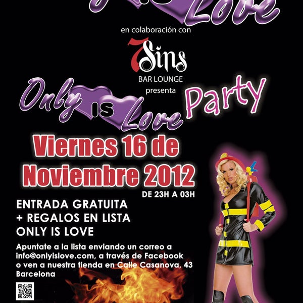 Vuelve la Only IS Love Party! 16 Noviembre 2012!