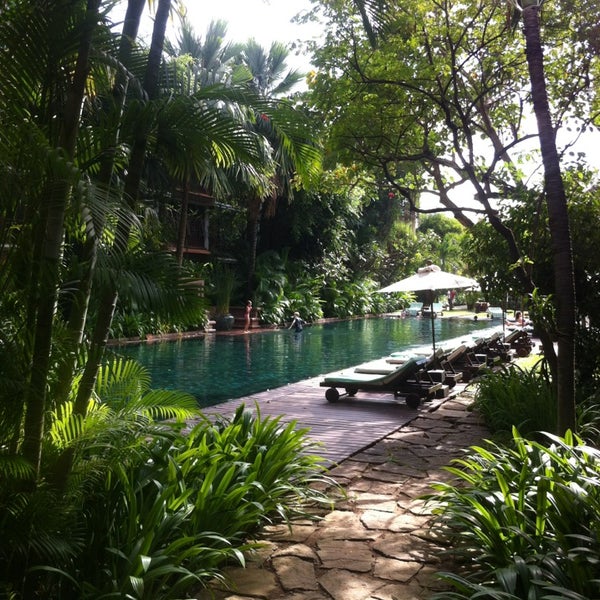 Photo taken at Belmond La Residence d&#39;Angkor by ingo H. on 12/24/2012