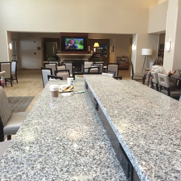 Great breakfast area, decent selection from 6-10 a.m. Even has several outlets for charging. Only negative: relatively thin walls in bedrooms compared to other hotels.