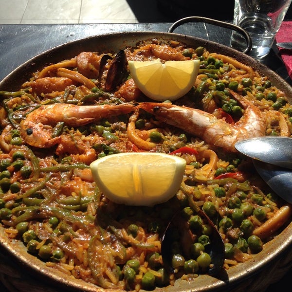 Try the paella sea food and chicken.. The best in Amman
