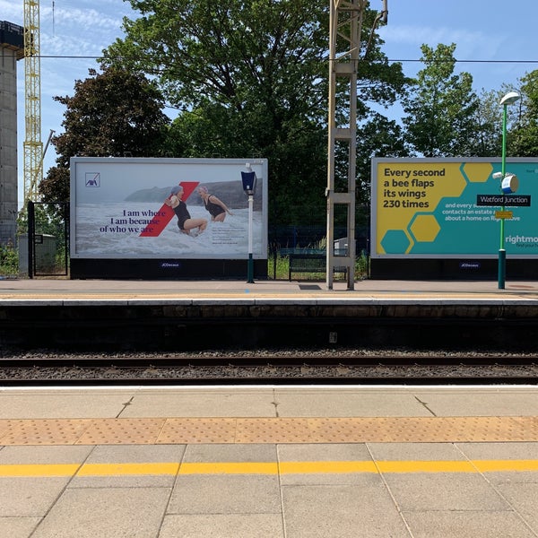Photo taken at Watford Junction Railway Station (WFJ) by Stuart C. on 6/28/2019