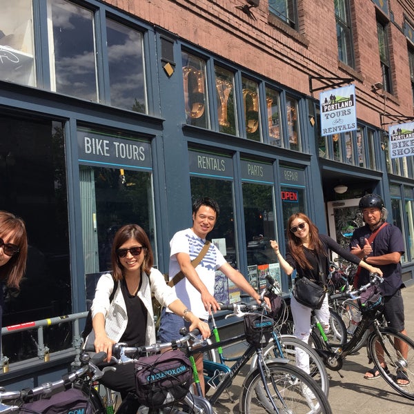 Das Foto wurde bei Cycle Portland Bike Tours &amp; Rentals von Noriyuki M. am 6/21/2015 aufgenommen