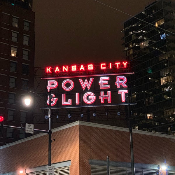 Photo taken at Kansas City Power &amp; Light District by Matthew M. on 3/8/2019