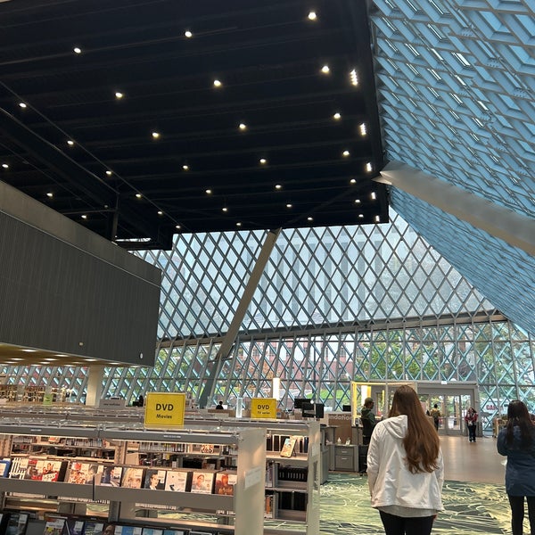Photo taken at Seattle Central Library by Haley L. on 11/4/2022