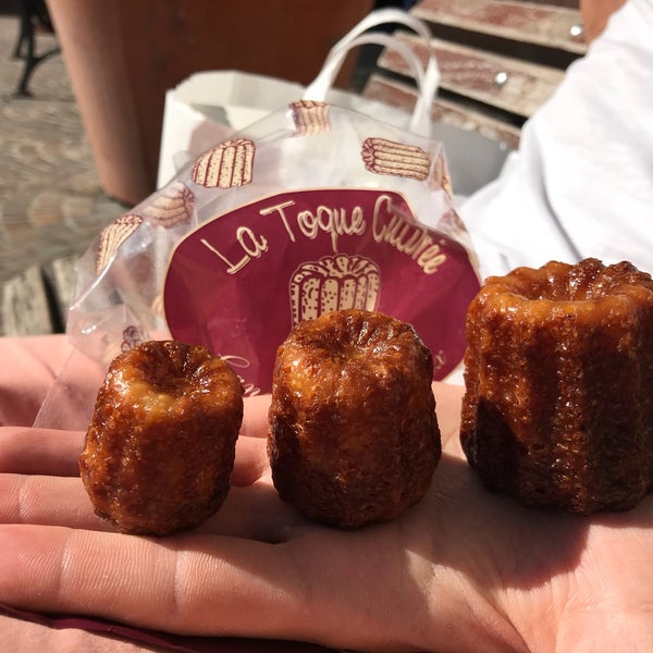 Very good cannelés, crispy outside and soft inside with a nice taste. Very cheap!
