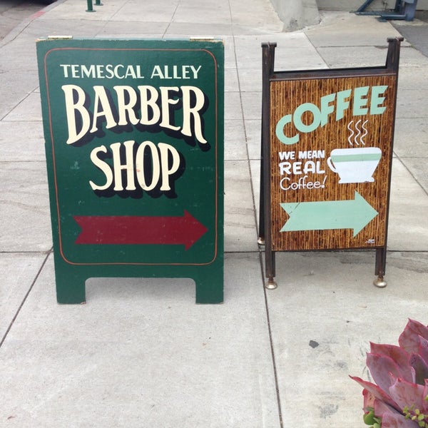 Photo taken at Temescal Alley Barbershop by Billy L. on 1/5/2013