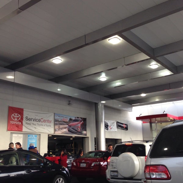 Photo taken at San Francisco Toyota - Parts &amp; Service Center by Billy L. on 3/17/2015
