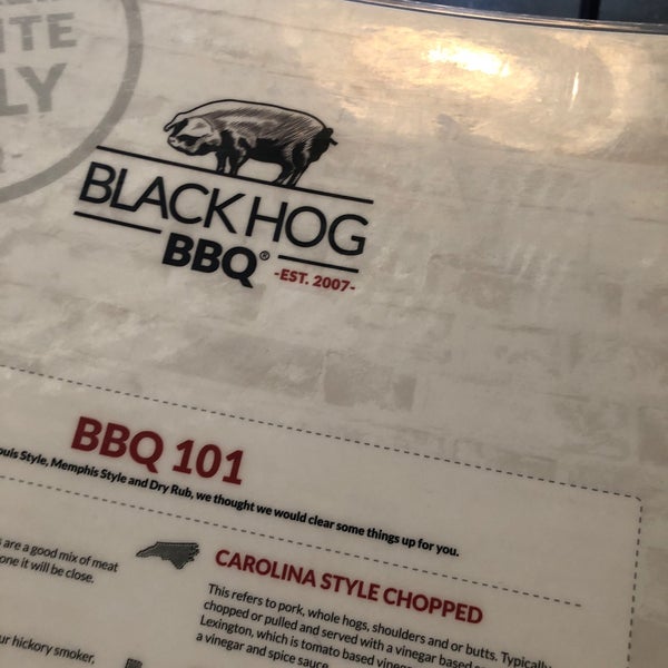 Foto scattata a Black Hog BBQ da Busa &quot;B&quot; il 1/25/2019