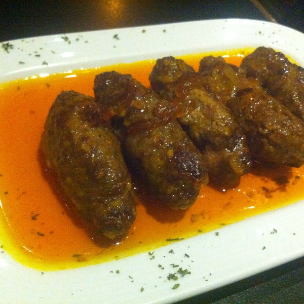 You gonna try the merguez sausages! Hot and yummy!