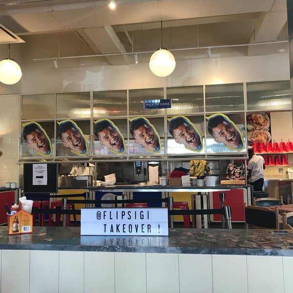 Photo taken at Chefs Club Counter by Stephanie C. on 4/7/2018