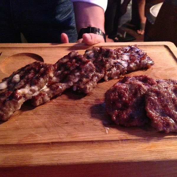 Photo taken at Flame Burger &amp; Steak House by Burcu O. on 7/25/2013