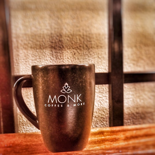 Photo taken at Monk Coffee &amp; More by . a. on 10/5/2019
