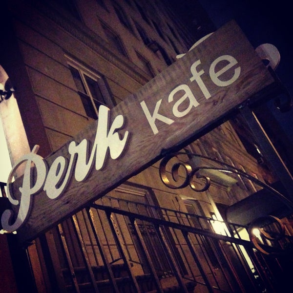 Photo taken at Perk Kafe by Amy H. on 5/19/2013