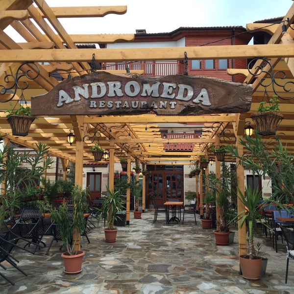 The location is changed- Restaurant Andromeda is on the other side of Old Nessebar- "Jana Chimbuleva str. 6".. I'm attaching a picture on the new place, look for the wooden table "Andromeda"