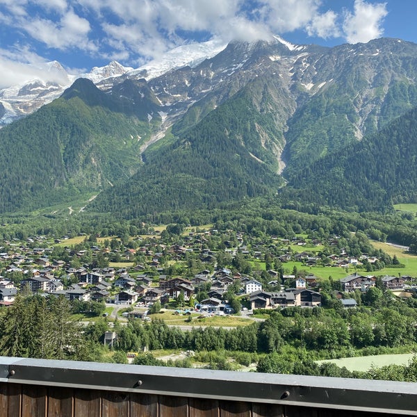 Photo taken at Hotel Les Campanules Les Houches by Rachel T. on 7/22/2021