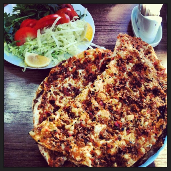 Photo taken at Urfam Lahmacun &amp; Pide by Alec N. on 6/2/2013