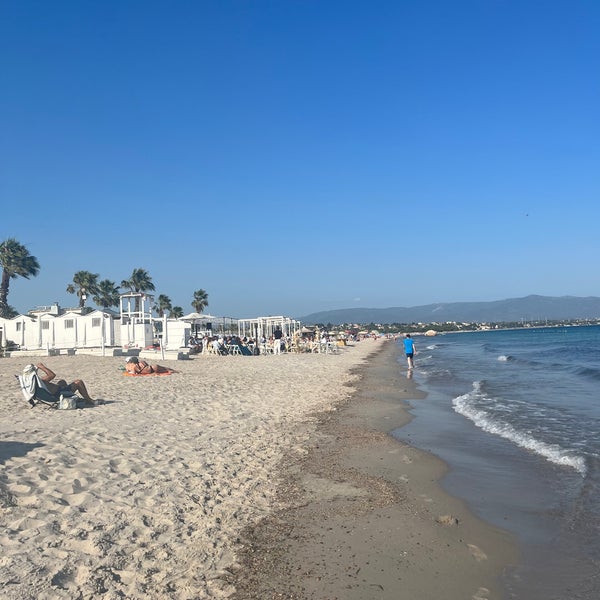spiaggia del poetto di quartu Quartu Sant'Elena, Sardynia