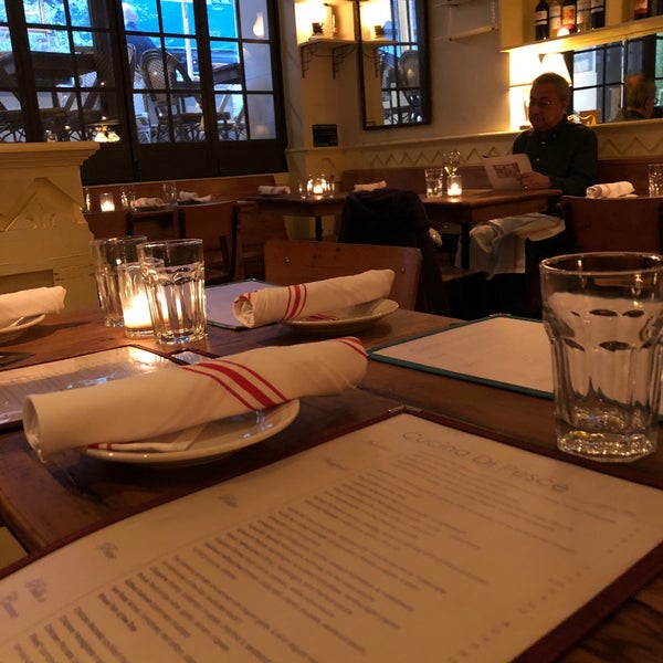 Photo taken at Cucina Di Pesce by S F. on 4/28/2018