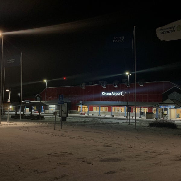 Photo taken at Kiruna Airport (KRN) by Luke Z. on 11/27/2022