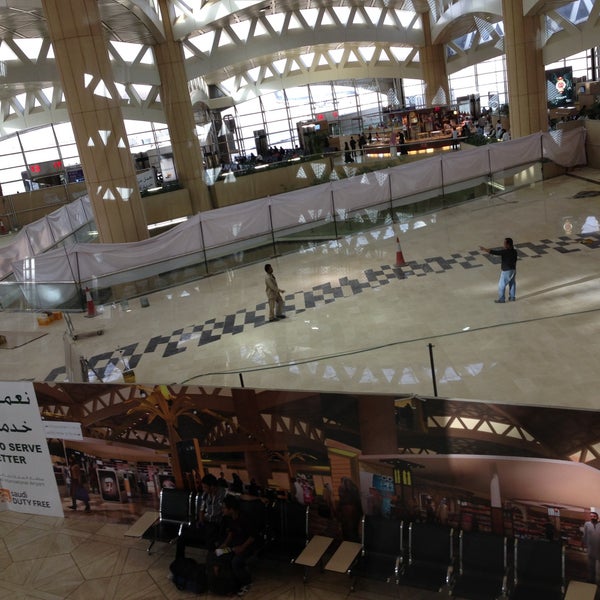 Photo taken at King Khalid International Airport (RUH) by Majed B. on 5/8/2013