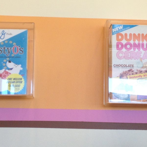 Retro cereal boxes on the wall