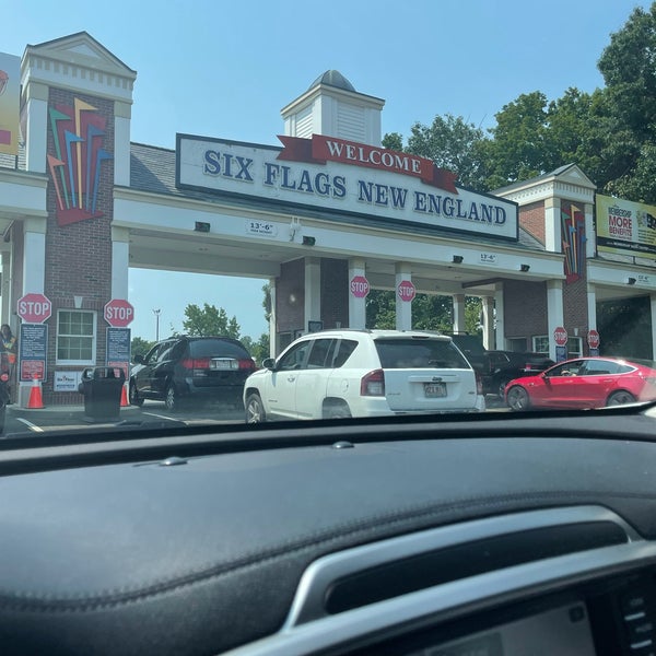 Photo taken at Six Flags New England by KAG on 7/22/2021
