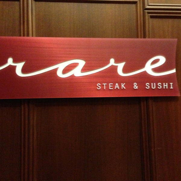 Photo taken at Rare Steak &amp; Sushi by Sterling on 5/17/2013