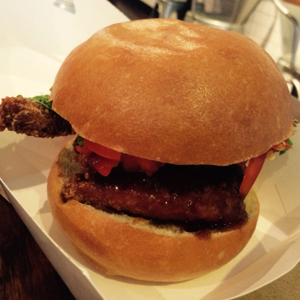 Ever had a Sesame Chicken sandwich?? Oh you haven't? Get here. It's a dream come true.