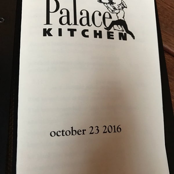 Снимок сделан в Palace Kitchen пользователем George B. 10/24/2016