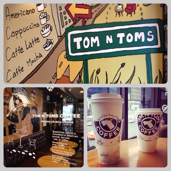 Tom n toms. Кофе Tom.