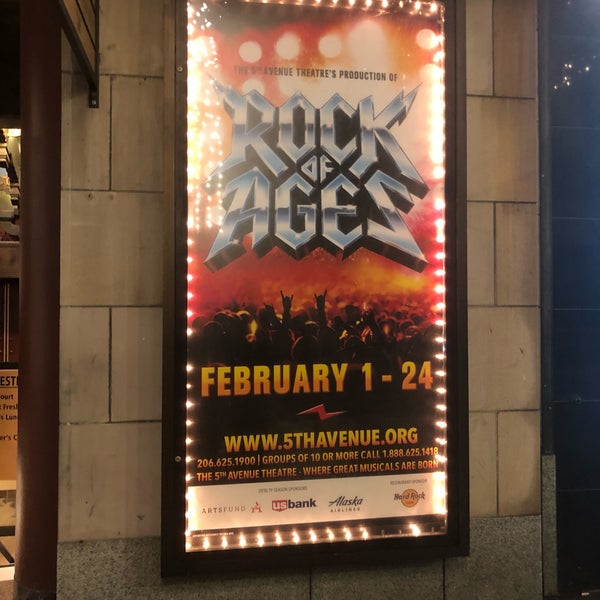 Photo taken at The 5th Avenue Theatre by Jason C. on 2/13/2019