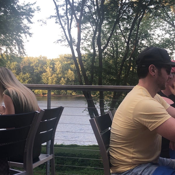 Photo taken at River: A Waterfront Restaurant &amp; Bar by Jackie B. on 7/14/2019