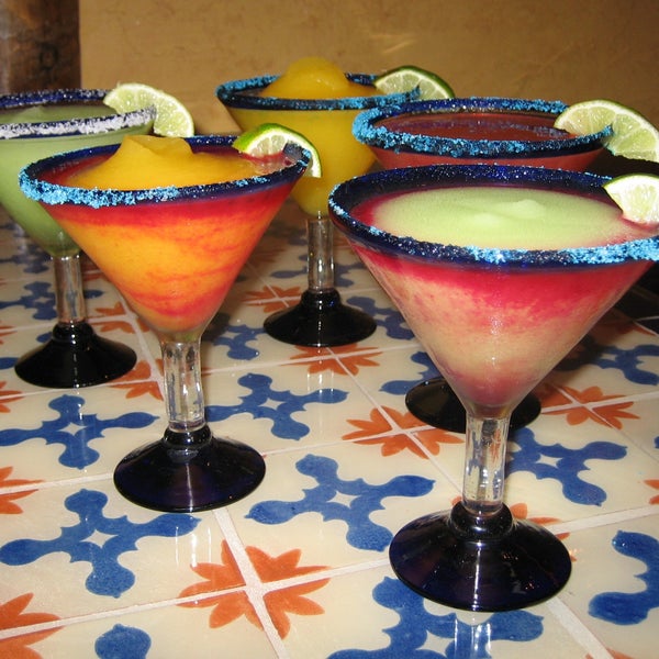 Margarita Happy Hour: DBL Frozen Margaritas SUN thru THUR 4:30-6:30 & FRI-SAT 4:30-10pm!  All made with freshly squeezed lime juice & REAL fruit.  No artificial flavorings- Ever!