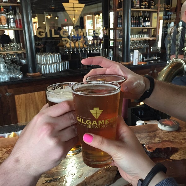 Photo taken at Gilgamesh Brewing - The Campus by Paige W. on 2/14/2015