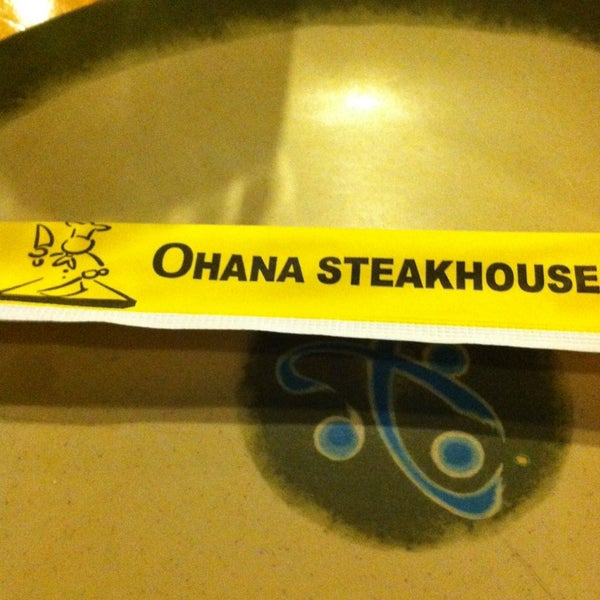 Photo taken at Ohana Steakhouse by Amanda C. on 10/14/2013
