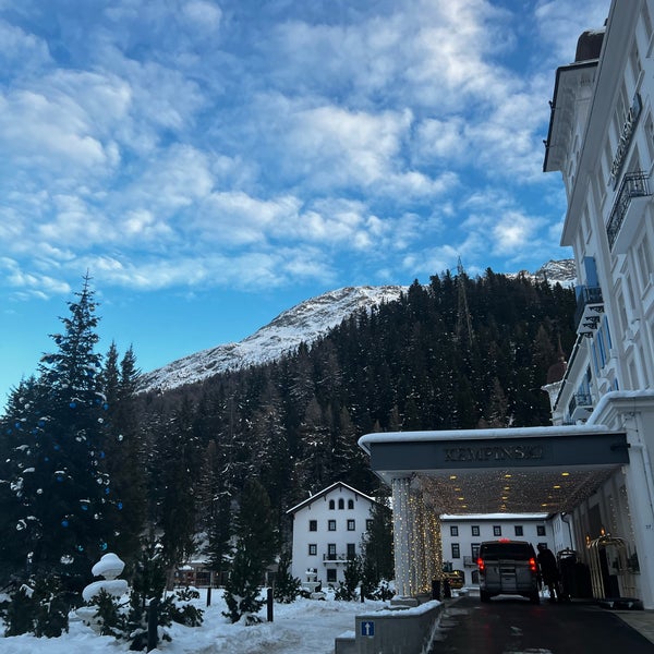 Photo taken at Kempinski Grand Hotel des Bains by SA on 12/21/2022