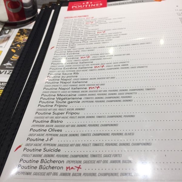 Restaurant Max Poutine Victoriaville, QC