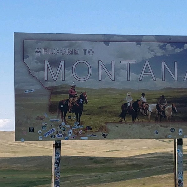 Photo taken at Wyoming/Montana Border by Salam 3. on 7/18/2020